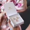 Circle Pendant & Earrings Set